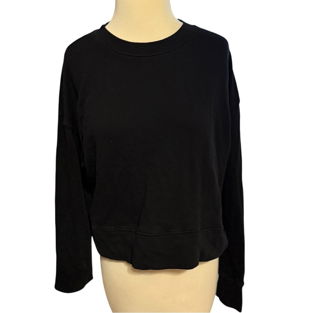 Perfectwhitetee Alexi French Terry Sweatshirt Black Size S